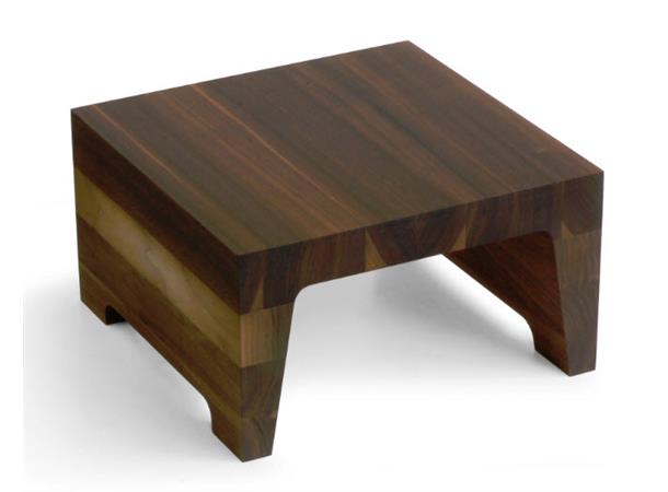 Buffetblokk L 325x325x180mm Valnøtt Heltre - Næringsmiddelgodkjent